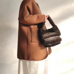 【一点物】[送料込] eco fur handbag 10枚目の画像