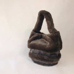 【一点物】[送料込] eco fur handbag 5枚目の画像