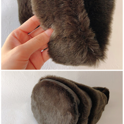 【一点物】[送料込] eco fur handbag 7枚目の画像