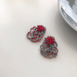 [数量限定] Rose ピアス・イヤリング 5枚目の画像