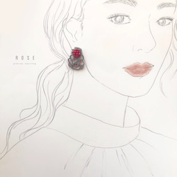 [数量限定] Rose ピアス・イヤリング 8枚目の画像