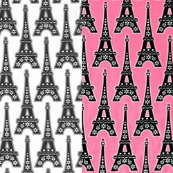 【USAコットン】 La tour Eiffel　エッフェル塔（約1.1×1.0M） 1枚目の画像