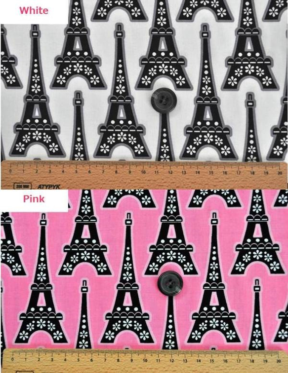 【USAコットン】 La tour Eiffel　エッフェル塔（約1.1×1.0M） 2枚目の画像