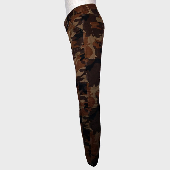 [展示作品]迷彩プリントツイルパンツ 14枚目の画像