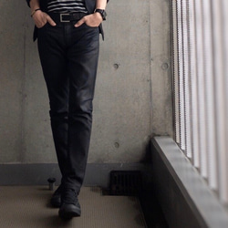 【展示作品】コーティングデニム5ポケットパンツ 8枚目の画像