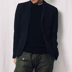 [展示作品]ウールツィードショートジャケット 11枚目の画像