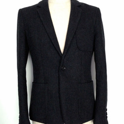 [展示作品]ウールツィードショートジャケット 14枚目の画像