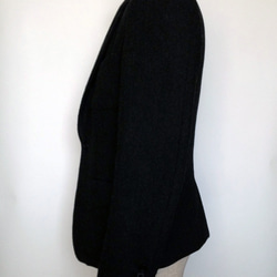 [展示作品]ウールツィードショートジャケット 15枚目の画像