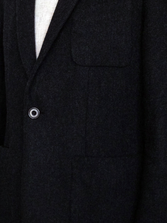 [展示作品]ウールツィードショートジャケット 18枚目の画像