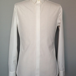 【展示作品】100/2コーマブロードフライフロントシャツ 8枚目の画像