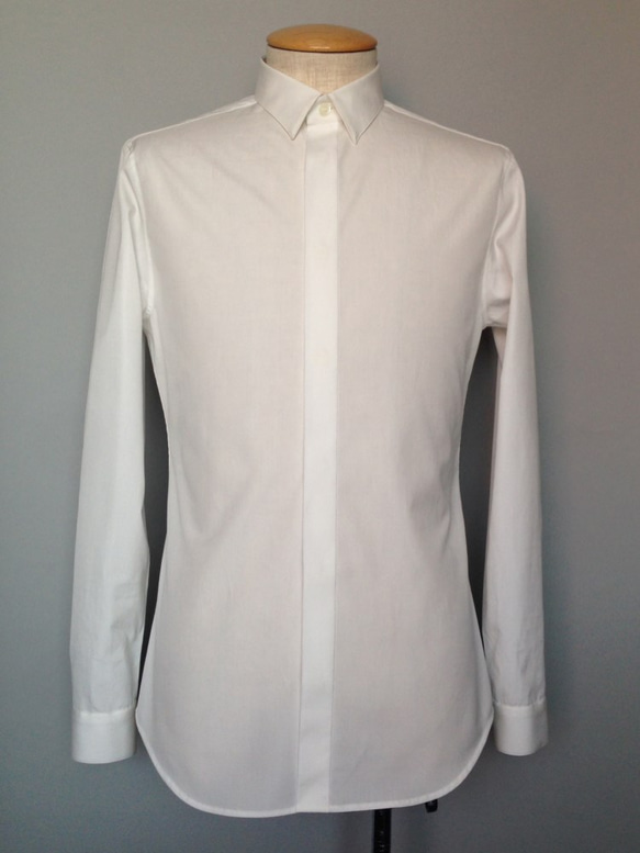 【展示作品】100/2コーマブロードフライフロントシャツ 8枚目の画像