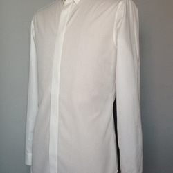 【展示作品】100/2コーマブロードフライフロントシャツ 9枚目の画像