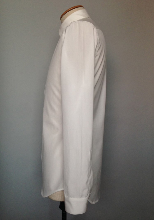 【展示作品】100/2コーマブロードフライフロントシャツ 10枚目の画像