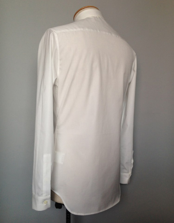 【展示作品】100/2コーマブロードフライフロントシャツ 11枚目の画像