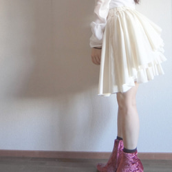 melty cream skirt 8枚目の画像