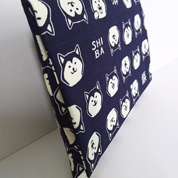 shiba 柴犬の御朱印帳ケース（大判サイズ）2冊用 3枚目の画像
