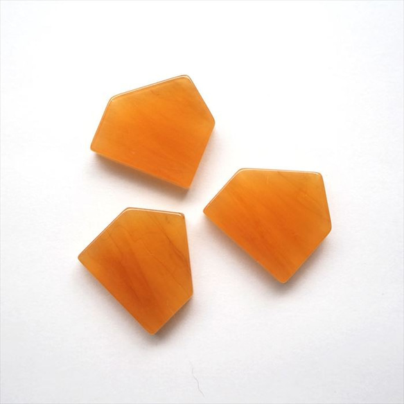 アクリルヴィンテージ板　HOME型五角形小 ジューシーオレンジ pj006 1枚目の画像