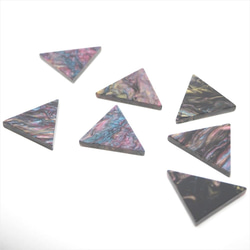 アクリルヴィンテージ板　三角形 ギャラクシー f010 1枚目の画像