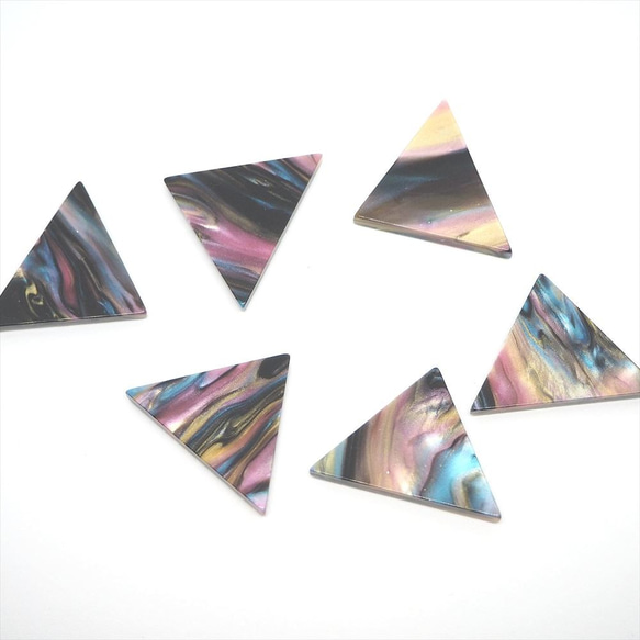アクリルヴィンテージ板　三角形 ジュピター  f012 1枚目の画像