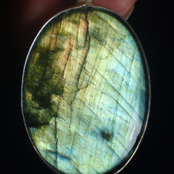 特大拉長石Labradorite 墜子 #O2小店舖 第5張的照片