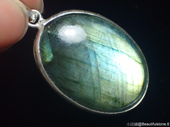 特大拉長石Labradorite 墜子 #O2小店舖 第7張的照片