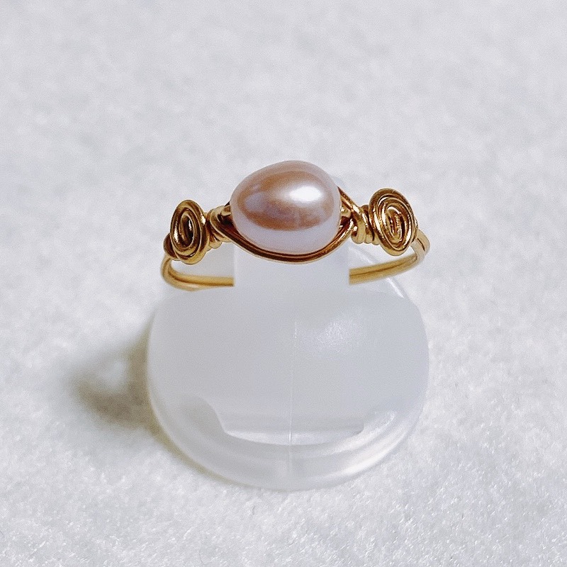 新素材新作 淡水パール ワイヤーリング 指輪・リング Jewellery De-co 通販 指輪・リング