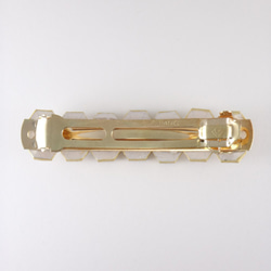 【SALE\600】FAKEJEWELRY BIG BARRETTE(gold) 2枚目の画像