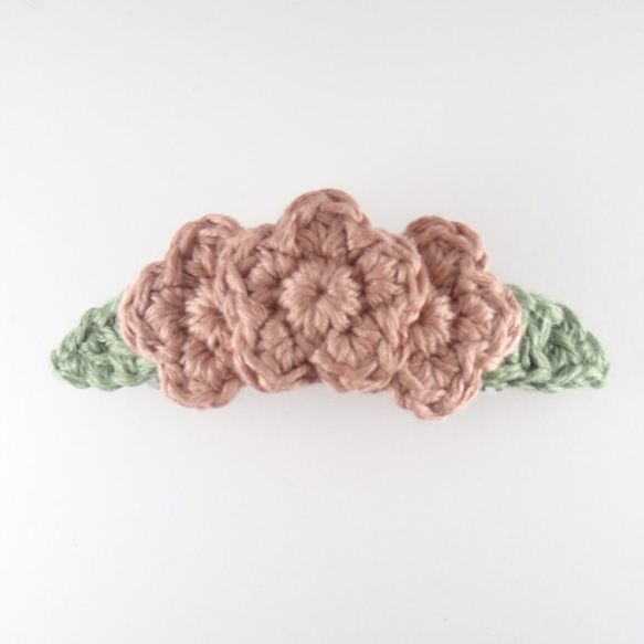 【SALE\600】mama BARRETTE(L) pink 1枚目の画像