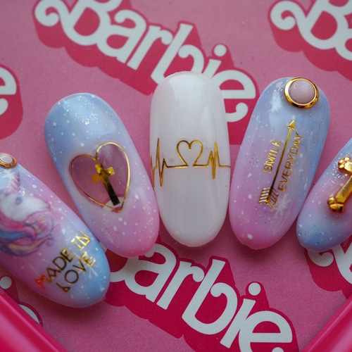 ネイルチップ スワロフスキー パステル ♡A Nail♡