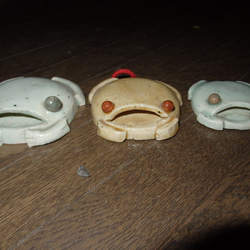 陶蛙　置物セット 5枚目の画像