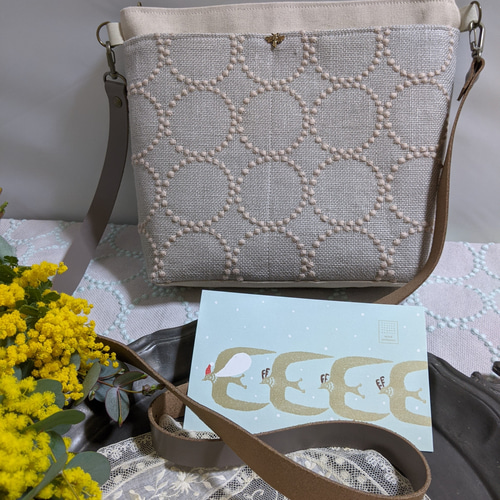 mina perhonen 【tambourine/beige＋light pink】タンバリン 