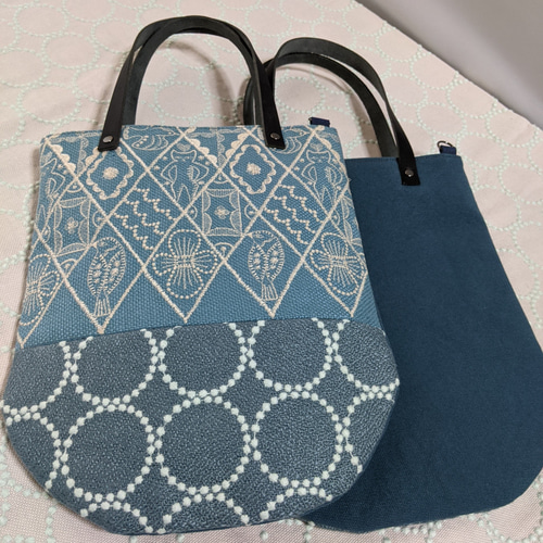 ハンドメイド ミナペルホネン トートバッグ symphony シンフォニー