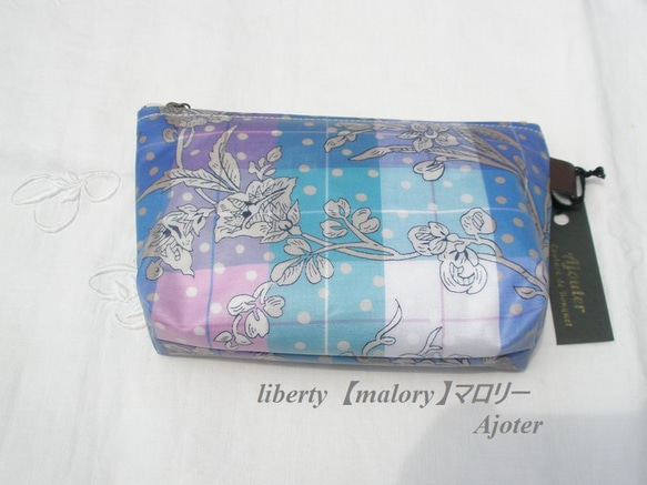 新入荷♪リバティー【Malory 】マドラスブルー(S)　 2枚目の画像