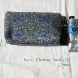 新入荷♪リバティー【 African Marigold】ブルー(S)　 4枚目の画像