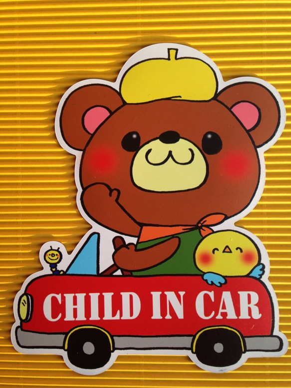 CHILD IN CAR＊再販 1枚目の画像