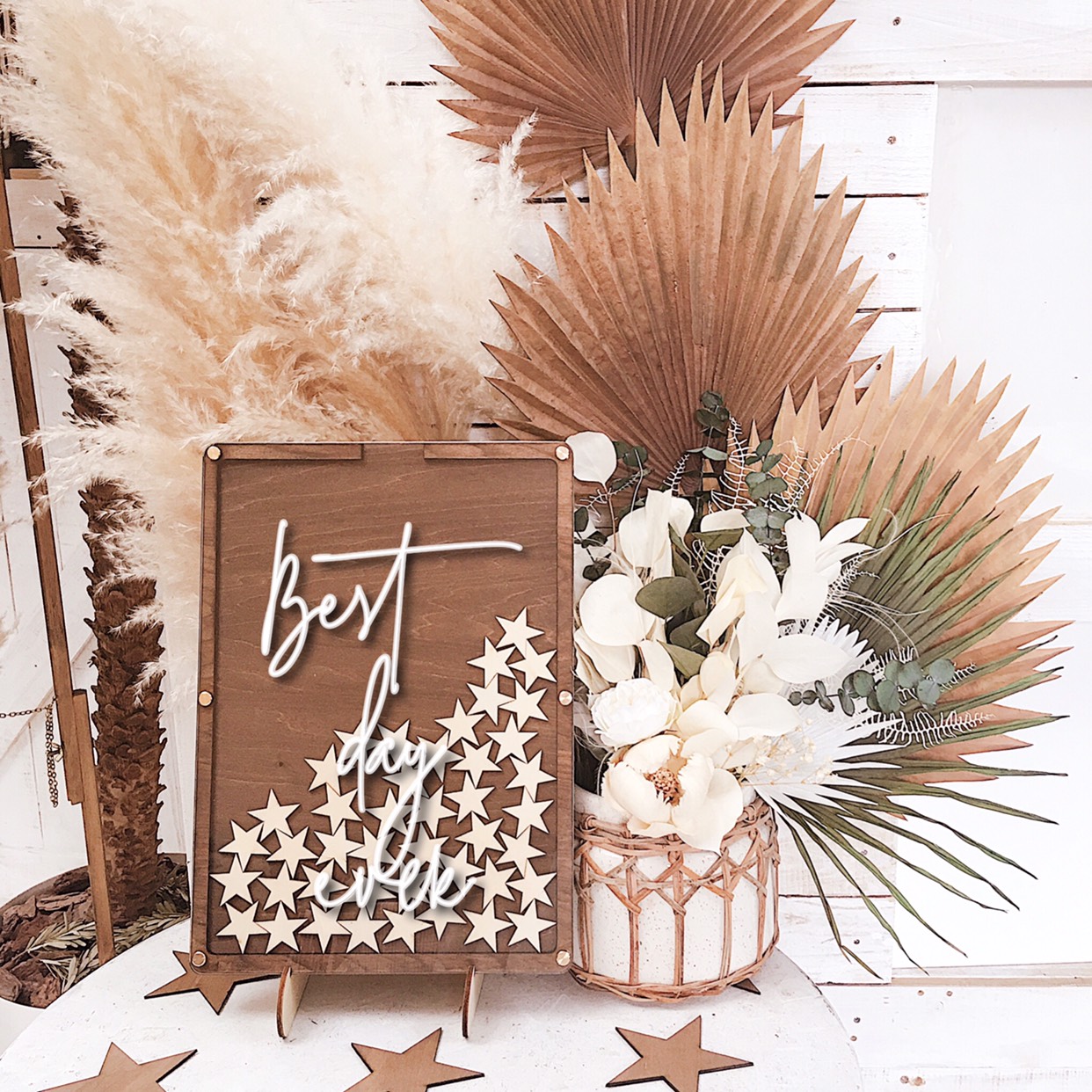 ハートドロップス スタードロップス　ウェルカムボード