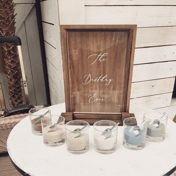 7日以内発送❗️サンドセレモニー　セット 結婚証明書 ウェディング　ウェルカムスペース 年月日 変更不可