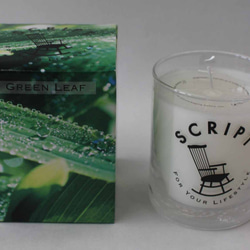 aroma candle（green leaf） 1枚目の画像