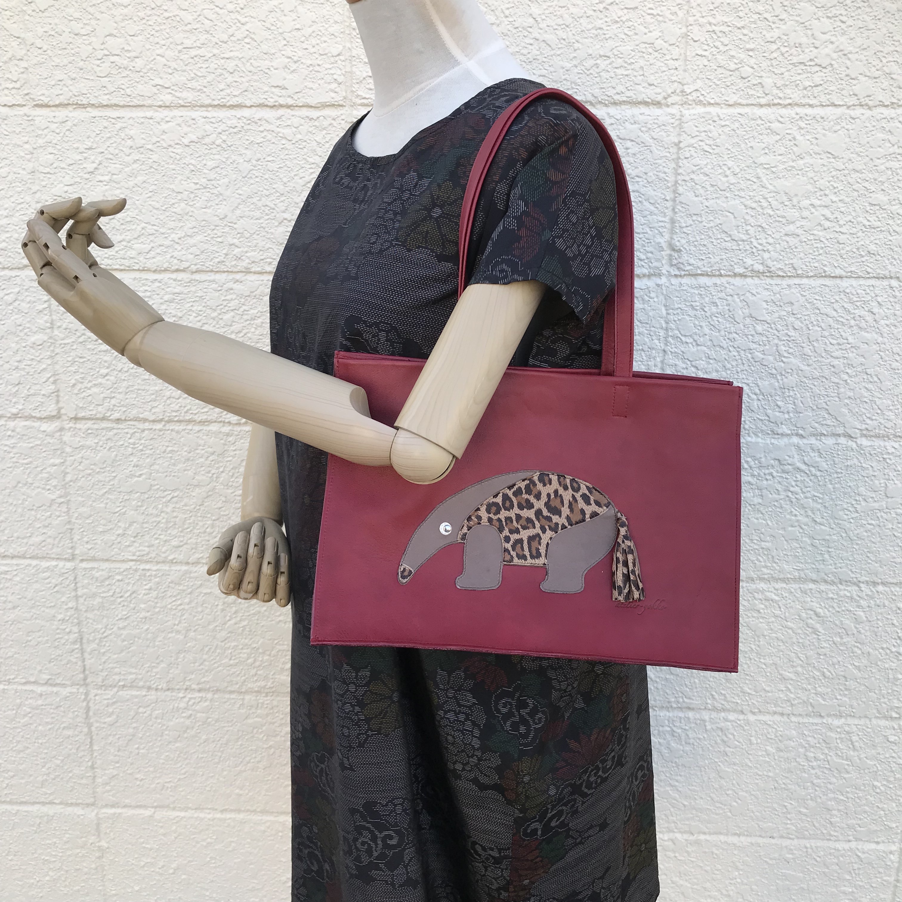 シンプルな畳める外縫い、柔らかトート