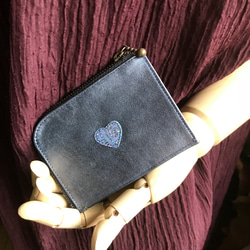 VUITTON　ハート型レザーコインケース レッド ルイ・ヴィトン ハート型コインケース レッド