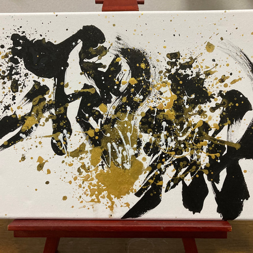 オーダーメイド書道作品 A4、大色紙、B4、A3、A2、半切、全紙 書道 涼