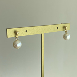 AKOYA Pearl pierced earrings 2枚目の画像