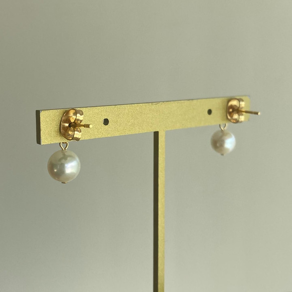 AKOYA Pearl pierced earrings 3枚目の画像