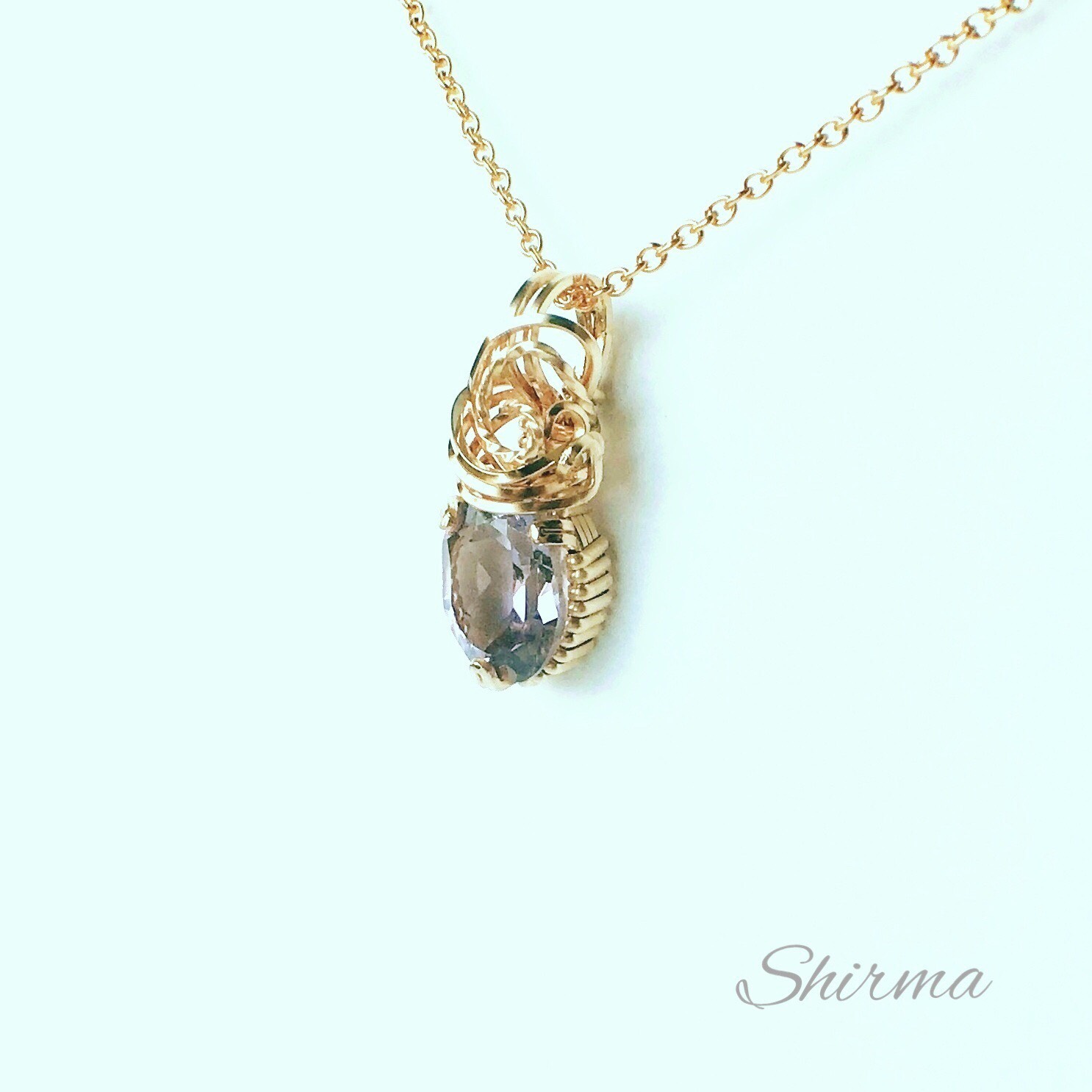 ピンクアメジスト1.5ctペンダント