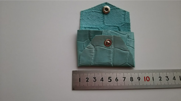 革製コインケース(サックスカラー) 2枚目の画像