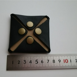 革製バイカラー  コインケース 1枚目の画像