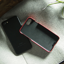 alto iPhone 7  4.7吋 真皮手機殼背蓋 Original - 珊瑚紅 皮革 保護套 第5張的照片