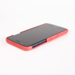 alto iPhone 7  4.7吋 真皮手機殼背蓋 Original - 珊瑚紅 皮革 保護套 第9張的照片