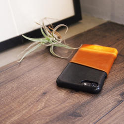 alto iPhone 7  4.7吋 真皮手機殼背蓋，Metro -淺棕/黑皮革 保護套 Leather Case 第3張的照片