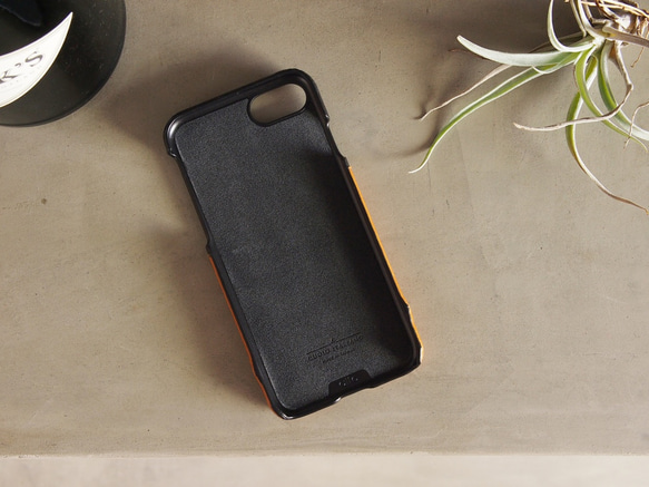 alto iPhone 7  4.7吋 真皮手機殼背蓋，Metro -淺棕/黑皮革 保護套 Leather Case 第5張的照片